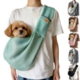 thumbnail image 3 of Pet Sling Carrier, Small Dog Cat Sling Carrier Puppy Purse Travel Wrap Soft Crossbody Pet Bag, 3 of 3