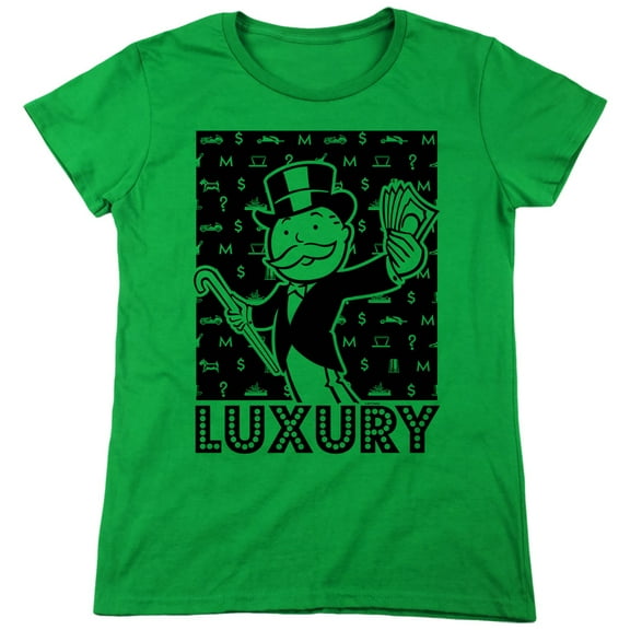 Monopoly Luxury S/S Women's T-Shirt Kelly Green