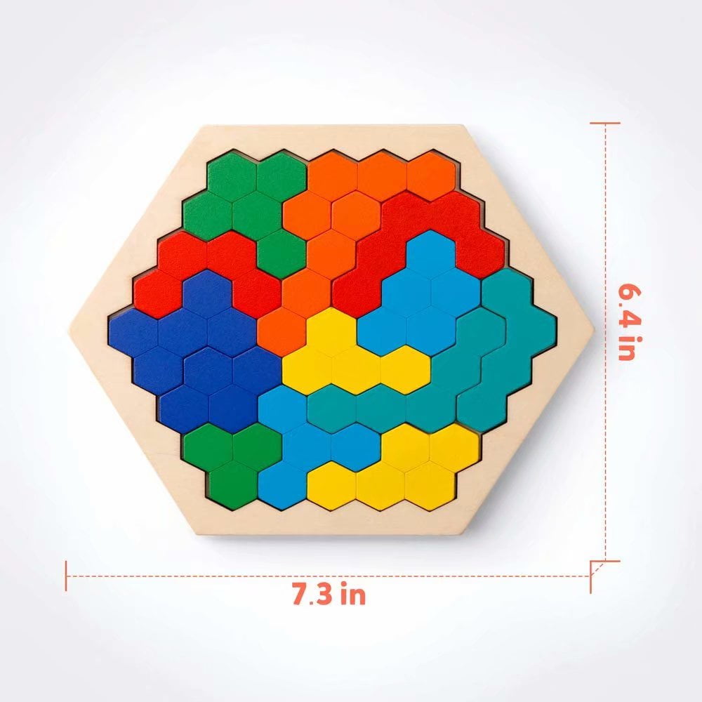 hexagon tangram puzzle