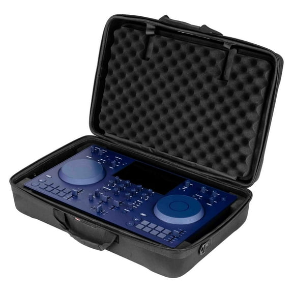 Odyssey AlphaTheta OMNIS-DUO EVA Case with Cable Compartment, Carrying Handles and Shoulder Strap (Black)