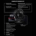 thumbnail image 3 of R1 Concepts Rear Brakes and Rotors Kit |Rear Brake Pads| Brake Rotors and Pads| Optimum OEp Brake Pads and Rotors | WHUN1-80010, 3 of 5