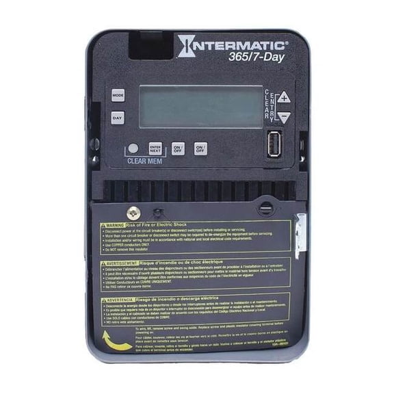 Intermatic Electronic Timer,7/365 Days,30A ET2725C