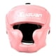 thumbnail image 1 of Casco de entrenamiento de casco de boxeo de cuero PU para adultos cubierta de cara suave y transpirable para kickboxing taekwondo Grappling MMA Rosa, 1 of 8
