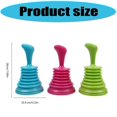 thumbnail image 3 of Ergonomic Sink Drain Squeeze Cleaner Clog Remover For Bathroom Shower Tub Safe Hair Removal Tool for Quick Unclogging green, 3 of 4