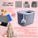 thumbnail image 5 of Arenero para Gato Grande KE WOOW con puerta de entrada superior color Gris, 5 of 6