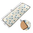 thumbnail image 3 of Dailycode Hallway Runner Rug 2x6 Non Slip Absorbent Soft Floor Mat for Home Kitchen Bedroom Entrance Blue and Yellow Dandelion, 3 of 7