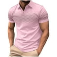 thumbnail image 1 of Camisas de Manga Larga para Hombres Suéter Cremallera Impresión Solapa Cuello, Blusa Casual para el Invierno, 1 of 6