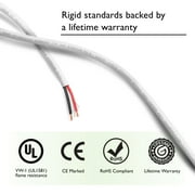 16 AWG CL2 Rated OFC Speaker Wire, GearIT Pro Series 16 Gauge OFC Oxygen Free Copper UL CL2 Rated for In-Wall Speaker Wire Cable