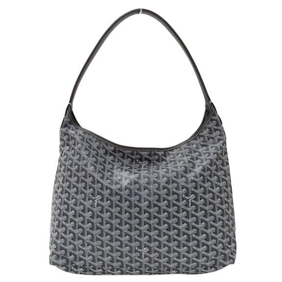 Pre-Owned Goyard GOYARD Women's Handbag, Shoulder Bag, Boheme Hobo Coated Canvas, Gray, Handbag...