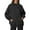 Black, variant on Essentials Sweatshirts for Women Long Sleeve Neck with Pocket Solid Casual Plus Size Clothes Trendy