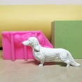 thumbnail image 6 of CIYISON Handcraft Lovers' Silicone Dachshund Ornament Mold for Resin and Gypsum Projects, 6 of 8