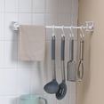 4 Pcs Bracket Hook Rotatable Curtain Rod Holders Tension Rod Holder 4 Pcs Bracket Hook Rotatable Curtain Rod Holders Tension Rod Holder