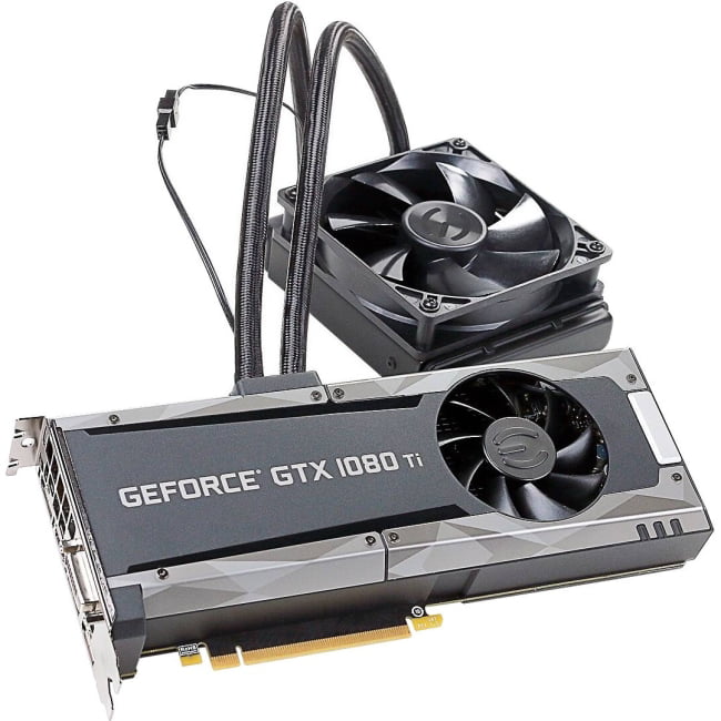 GeForce GTX 1080 SC2 HYBRID GAMING 11GB Graphics Card - Walmart.com