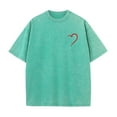 thumbnail image 5 of Momasggi Oversized T Shirts for Men Loose Casual Short Sleeve Crew Neck Tops Fashion Graphic Tees Big and Tall Summer Tshirts Mint Green 2XL, 5 of 6