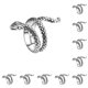 thumbnail image 1 of Jumpingount Anillos de personalidad Animal Amistad Anillo Aleación Joyería Suministro Primavera Serpiente Serpiente de primavera 10piezas, 1 of 6
