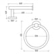 thumbnail image 3 of 6 Piezas de Hardware de BañO, Anillo de Toalla Negro y Soporte de Papel HigiéNico, BañO de Acero Inoxidable, Toalla de Mano, Toalla, 3 of 4