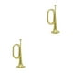 thumbnail image 4 of Greeniant Trompeta de caballería de latón, corneta de cobre, instrumento de música, desarrollo intelectual, juguetes vocales, cuerno con Oro 2piezas, 4 of 6