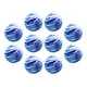 thumbnail image 2 of 10 pelotas de entrenamiento de golf, pelotas de golf, pelotas de práctica de golf ligeras, para interiores azul y blanco, 2 of 9
