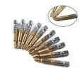 thumbnail image 6 of OATIPHO 10Pcs Golden Steel Craft Screwdriver Bits with Titanium Coating High Precision, 6 of 8