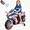 Blue and Pink, variant on TopComfy 12V Mini Ride On Motorcycle with Training Wheels, Battery Powered Electric Motorbike with LED Lights and Music Compact Outdoor Ride Experience for Beginner Riders