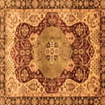 thumbnail image 1 of Ahgly Company Indoor Square Persian Orange Traditional Area Rugs, 3' Square, 1 of 4