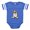 Royal Blue, variant on CafePress - 2 Brwnbulldog - Cute Infant Baby Football Bodysuit