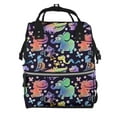 thumbnail image 1 of Fotbe Colorful Animals Mochila Maternidad - Lona de Sarga Impermeable, Mochila de Pañales de Gran Capacidad con Múltiples Bolsillos y Correas Ajustables, 1 of 6