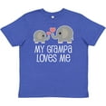 thumbnail image 3 of Inktastic My Grampa Loves Me Grandchild Gift Youth T-Shirt, 3 of 5