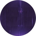 thumbnail image 1 of Ahgly Company Indoor Round Patterned Bright Purple Area Rugs, 5' Round, 1 of 6