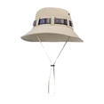 thumbnail image 2 of Sombrero tipo pescador cómodo de ala ancha y ajustable para la playa, ideal para jugar al golf o actividades al aire libre. Caqui, 2 of 9
