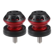 1 Pair Motorbike Swingarm Spools 8mm M8x1.25 CNC Swing Arm Spools Sliders Stand Aluminum Alloy Red Black