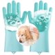 thumbnail image 1 of Guantes de aseo para perros y gatos, guantes de aseo para perros con puntas de silicona suave, guantes para depilar pelo largo y corto, aseo y masaje de mascotas., 1 of 5
