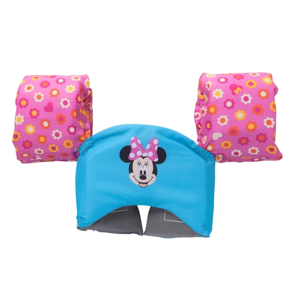SwimWays Disney Minnie Mouse Swim Trainer (Unisex), for Kids 33-55lbs