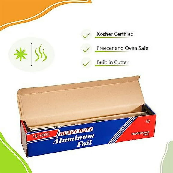 18" x 500' Food Service Heavy Duty Aluminum Foil Roll