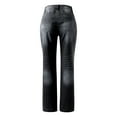 thumbnail image 5 of Fiaer,Jeans for Women Mid Waist Oversized Causal Baggy Barrel Denim Trousers Ripped Trendy Buttons Slacks with Pocket Black XXL, 5 of 5