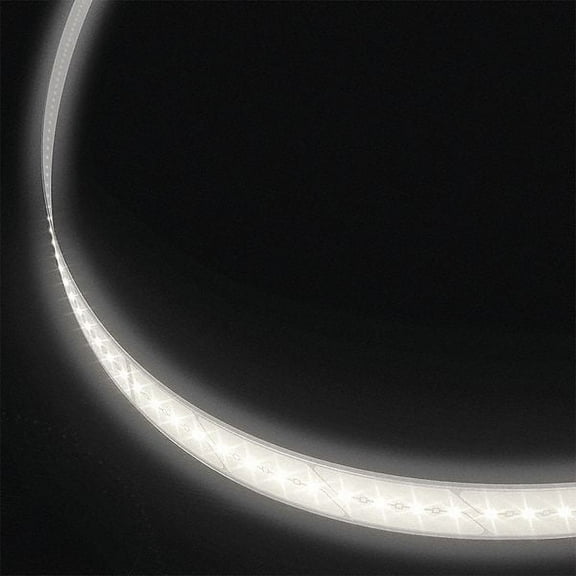 Flexible Strip Lighting, 34" L X 3/64" W X 5/8", High Bond Tape Mounting, White