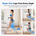 thumbnail image 3 of HOWEN Squat Machine, 2 in 1 Squat Rowing Machine, Easy Setup & Foldable Exercise Equipment, Glute Trainer Machine, Glutes & Leg Home Workout Machine, 3 of 9