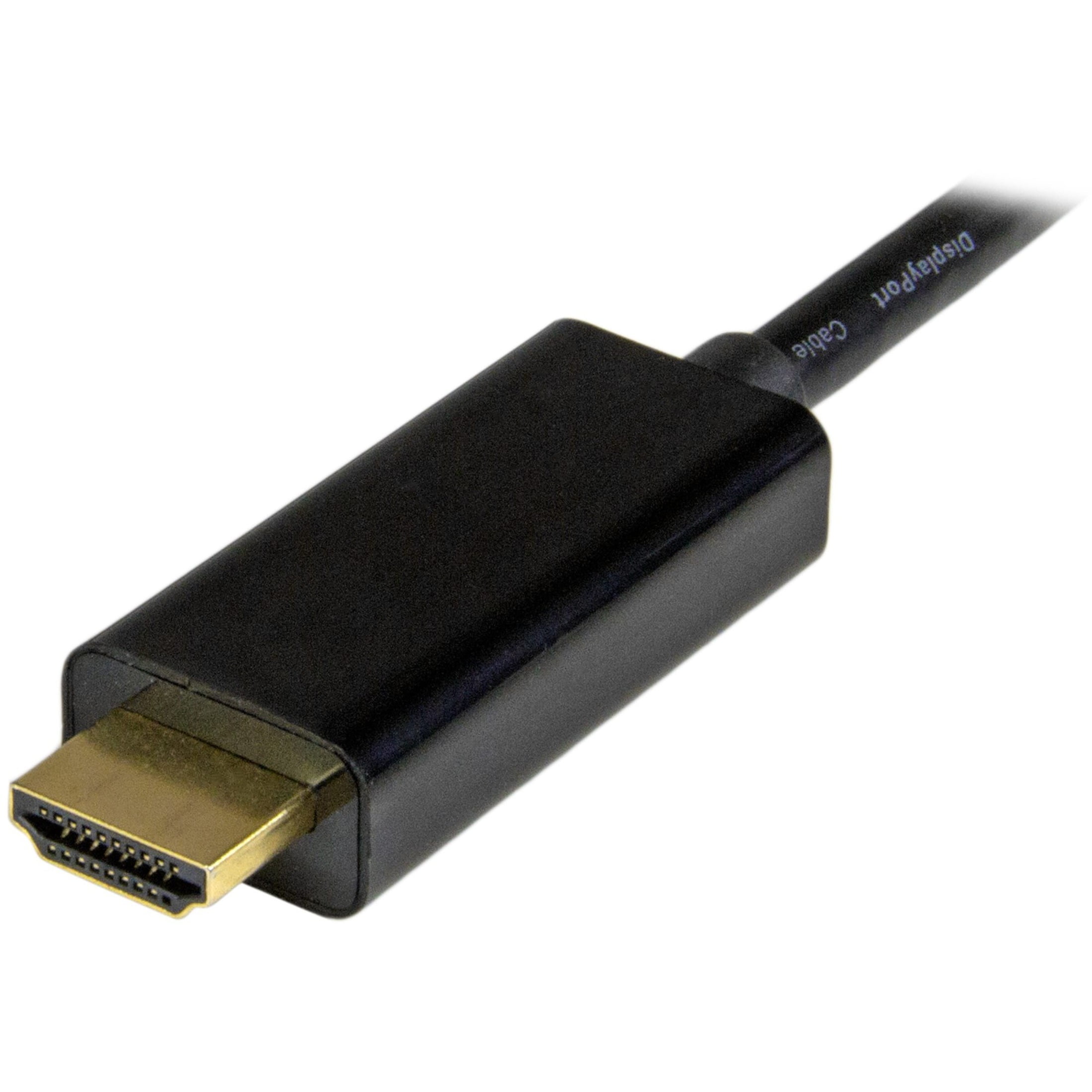 StarTech MDP2HDMM5MB 16.4ft. BlackMini DisplayPort to HDMI Adapter Cable 4K 30Hz M-M