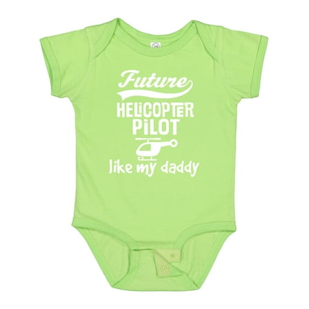 

Inktastic Future Helicopter Pilot Like Daddy Gift Baby Boy Bodysuit