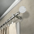 thumbnail image 2 of 13/16" Dia Adjustable 120-170 inch Curtain Rod with Jeshan Finials - Satin Nickel,(4857-995), 2 of 3