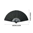 thumbnail image 3 of 10" Folding Fan Rave Fan for Men and Women Popping Fans for Line Dancing Clacking Fans for Boots On The Ground Dance,Party,Decoration,Festival, 3 of 5