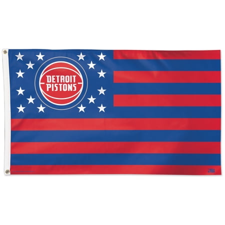 WinCraft Detroit Pistons 3 x 5 Stars & Stripes One-Sided Flag