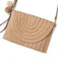 thumbnail image 2 of Douhoow Women Fashion Crossbody Envelope Bag Elegant Straw Handbag Clutch Summer Beach Shoulder Bag, 2 of 8