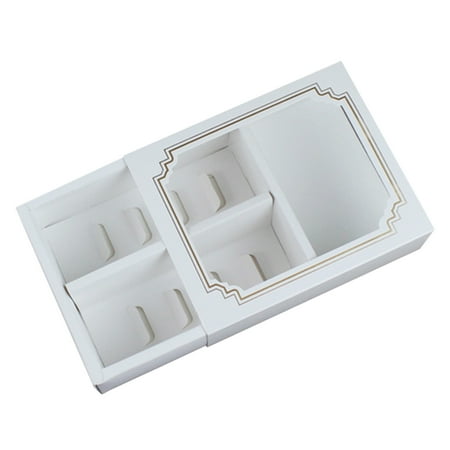 boxes window favor pastry bakery treat dessert packaging chocolate clear box