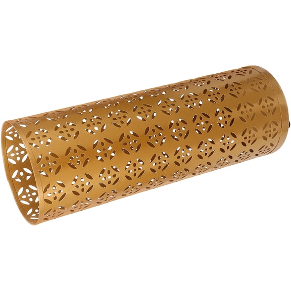 FRCOLOR  Umbrella Bucket Wall-mounted Storage Rack Walking Holder Golden