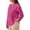 Hot Pink, variant on ManxiVoo Relaxed Fit Linen Shirt for Women Breathable Long Sleeve Button Down Blouse Loose Summer Tops for Beach and Casual Wear L Size Black