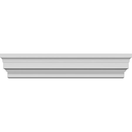 

Ekena Millwork 72 Bottom Width x 77 3/4 Top Width x 11 7/8 H x 5/8 P Stockport Crosshead