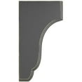 thumbnail image 3 of Ekena Millwork 4 3/4"W x 5 1/2"D x 10"H Capistrano Mission Wood Vintage Decor Corbel, Black, 3 of 6