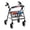 Trendy Flame American Flag, variant on HELLHERO Bow Element on The American Flag Walker Covers Backrest Covers Waterproof Reusable Cover Only for Elderly