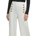 thumbnail image 3 of DKNY Womens Embellished Solid Wide Leg Pants, 3 of 3